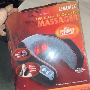 Homedics Gray and Black Neck & Shoulder Massager with Red Trim